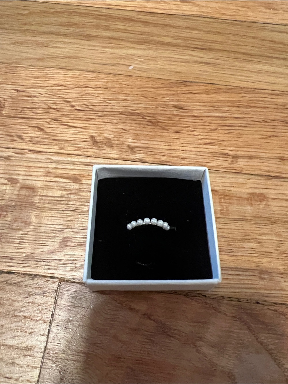 Delicate White Pearl Row Ear Cuff - Women Jewelry